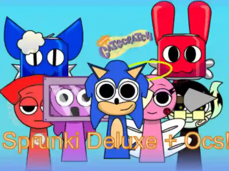 Gêm Sprunki Deluxe + Ocs! ar-lein