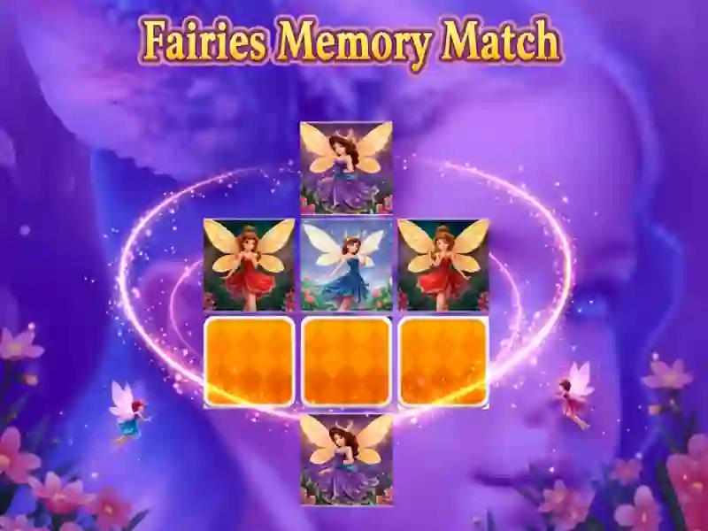 Gêm Fairies Memory Match ar-lein