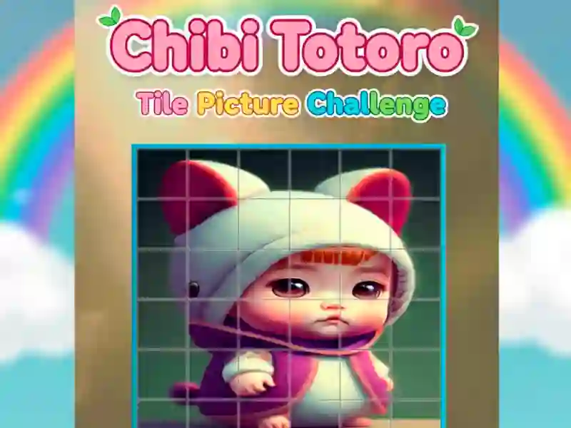 Gêm Her Llun Teils Chibi Totoro ar-lein