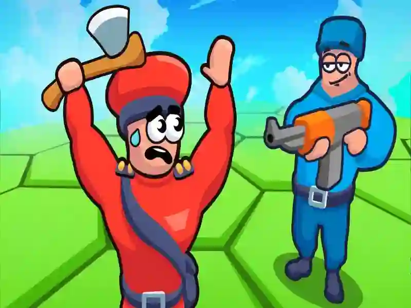 Gêm Teils Hecs Byd: Coch yn erbyn Glas ar-lein