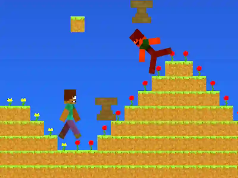 Gêm Noob vs pro ond glaw anvil minecraft ar-lein