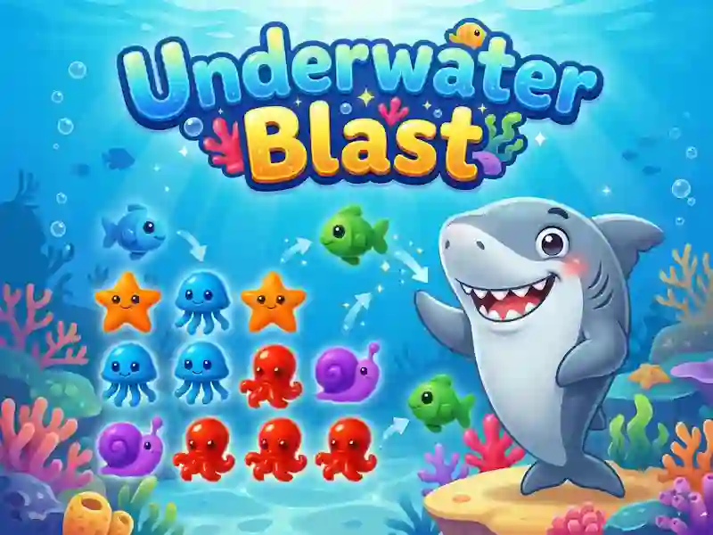 Gêm Underwater Blast ar-lein