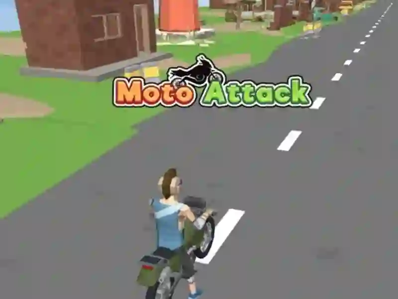 Gêm Ymosodiad Moto ar-lein