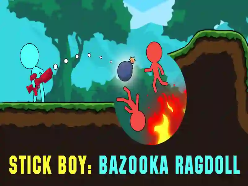 Gêm Bachgen ffon: Bazooka Ragdoll ar-lein