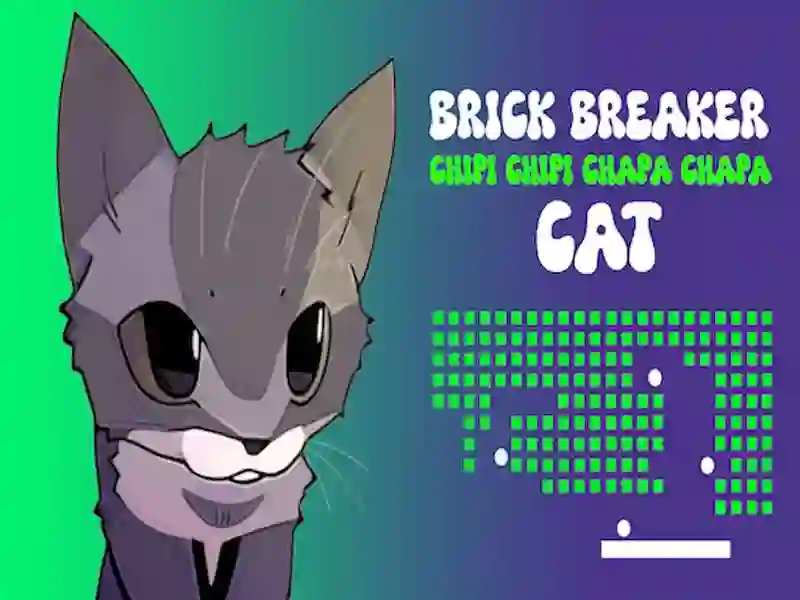 Gêm Breaker Brick Chipi Chipi Chapa Chapa Cat ar-lein
