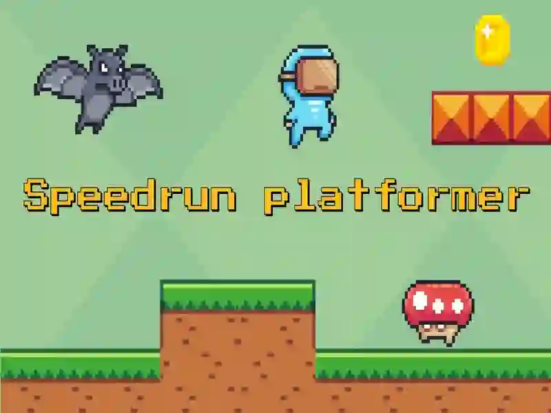 Gêm Platformer SpeedRun ar-lein