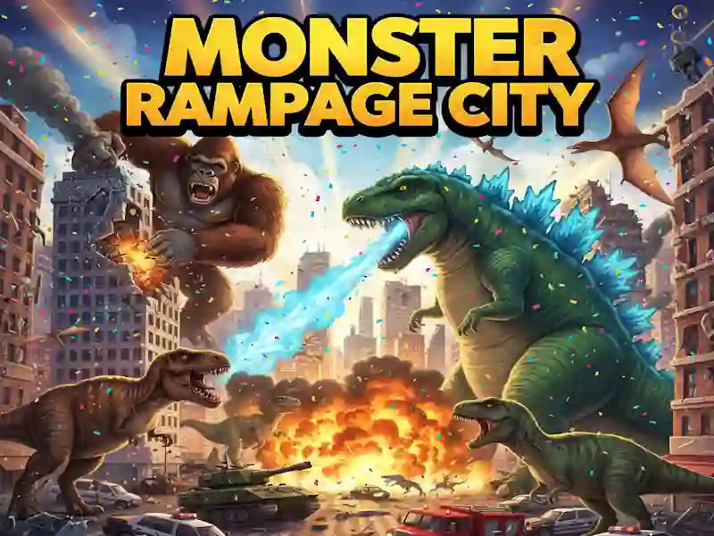 Gêm Monster Rampage City ar-lein