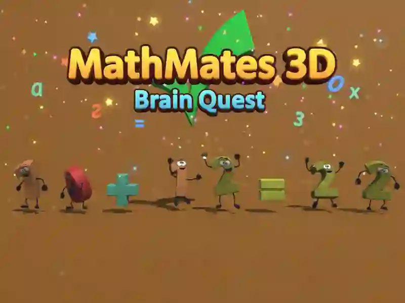 Gêm MathMates 3D: Quest Ymennydd ar-lein
