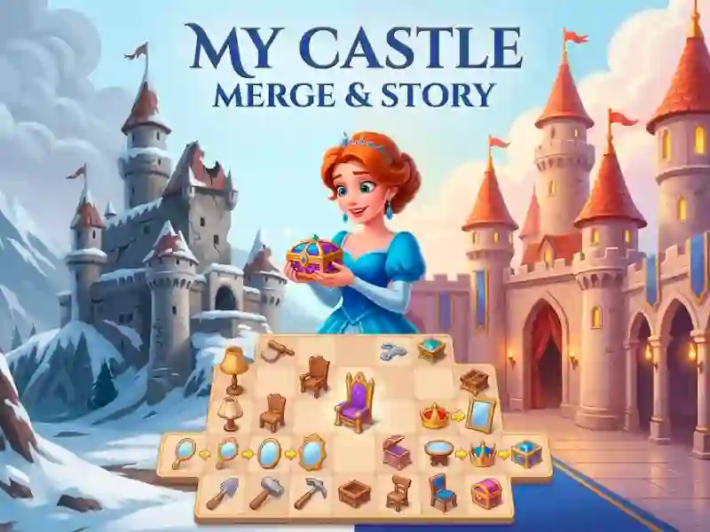 Gêm My Castle. Merge & Story ar-lein