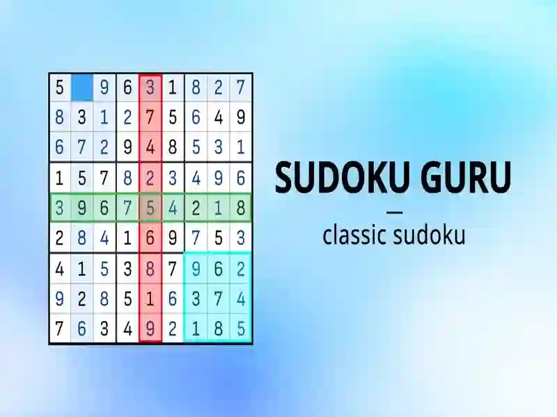 Gêm Guru Sudoku ar-lein Gêm Guru Sudoku ar-lein