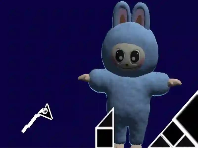 Gêm Dash Geometreg Labubu ar-lein