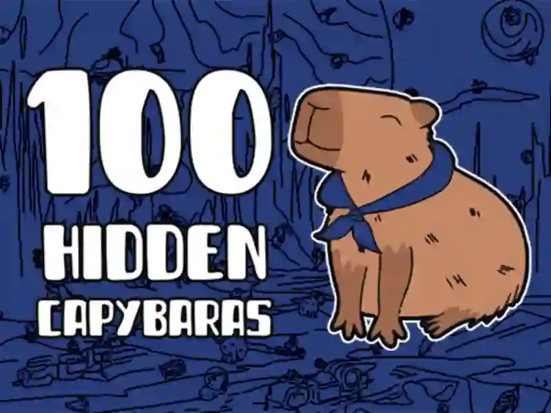 Gêm 100 capybaras cudd ar-lein