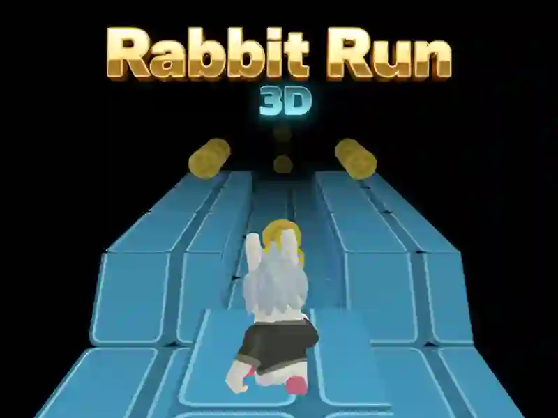 Gêm Rabbit Run 3D ar-lein