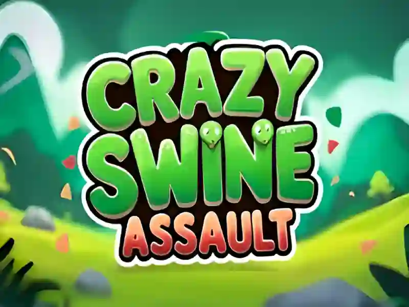 Gêm Crazy Swine Assault ar-lein