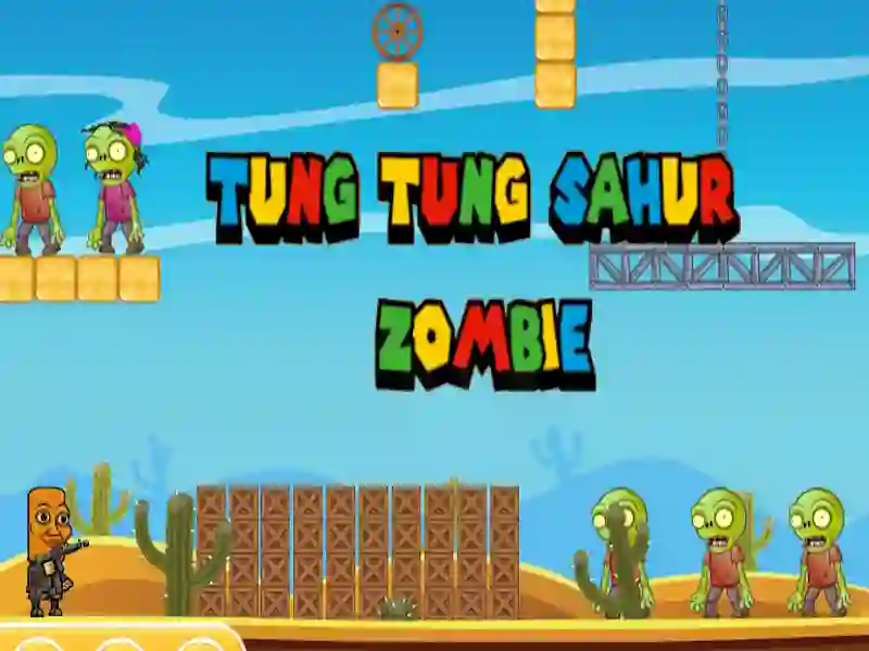 Gêm Tung Tung Sahur Zombie ar-lein