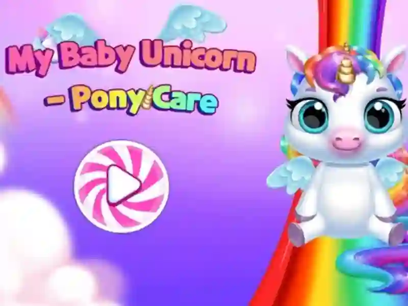Gêm My Baby Unicorn Pony Care ar-lein
