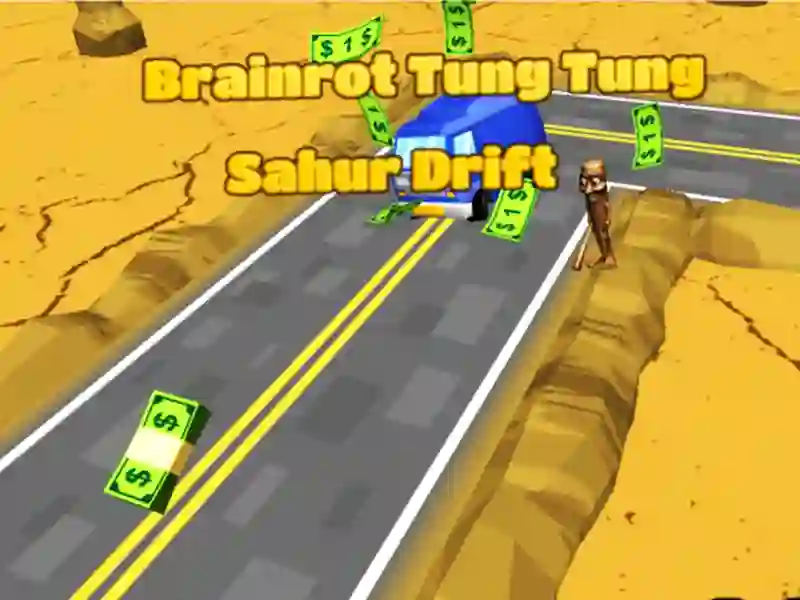 Gêm Brainrot Tung Tung Sahur Drift ar-lein
