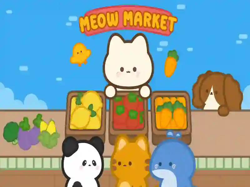 GĂȘm Marchnad Meow ar-lein GĂȘm Marchnad Meow ar-lein