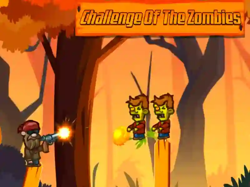 Gêm Challenge the zombies ar-lein