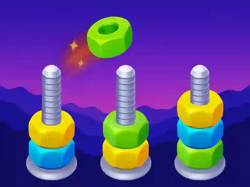 Gêm Trefnu Gweithiau: Cnau a Gorchymyn ar-lein