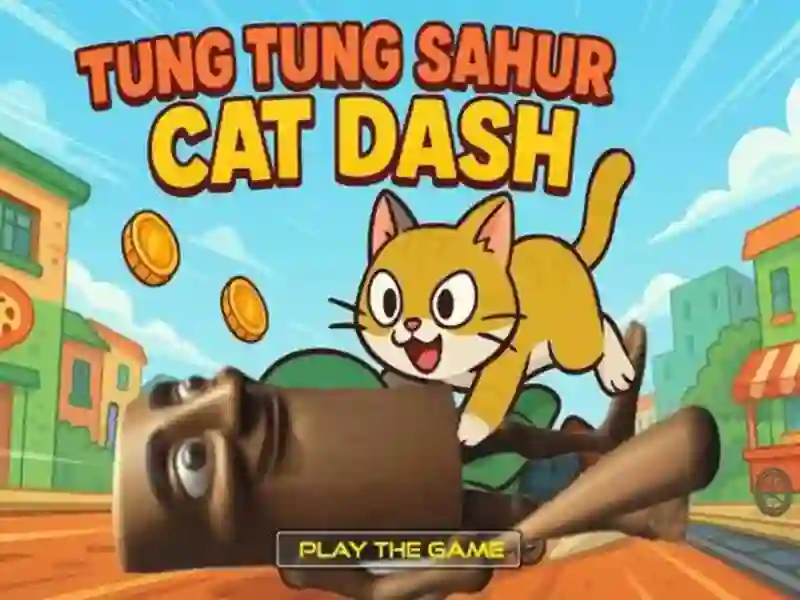 Gêm Tung Tung Sahur Cat Dash ar-lein