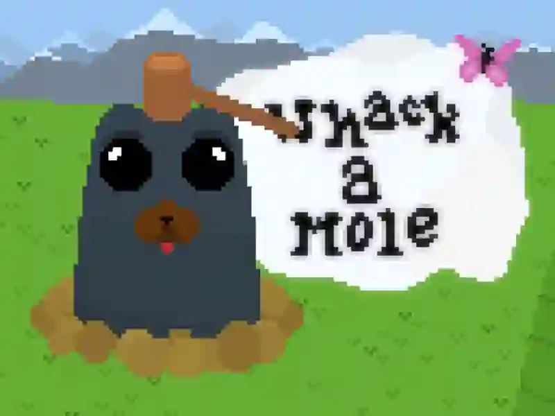 Gêm Whack a Mole Pixel Version ar-lein