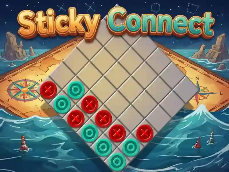 Gêm Sticky Connect ar-lein