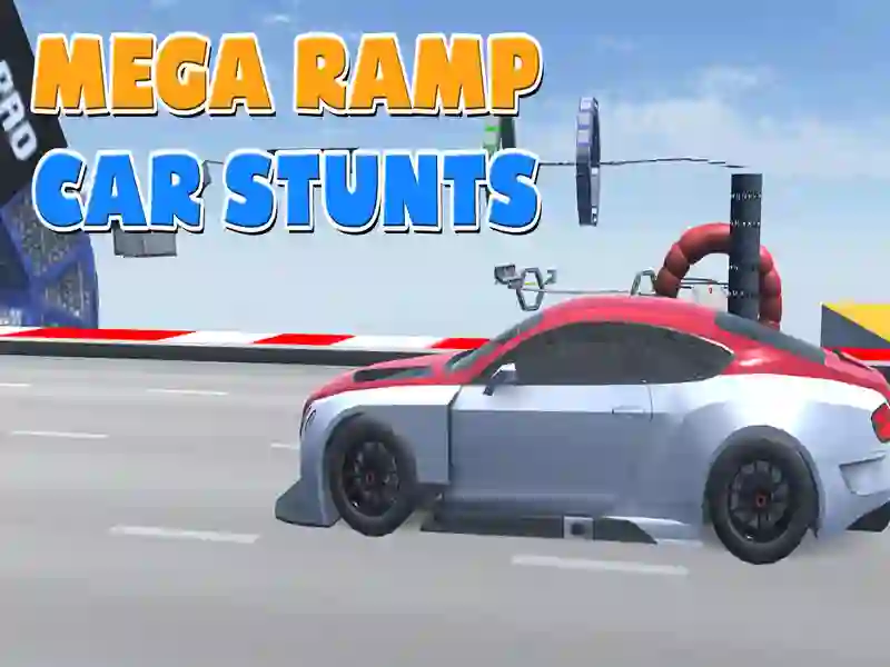 Gêm Styntiau car mega ramp ar-lein