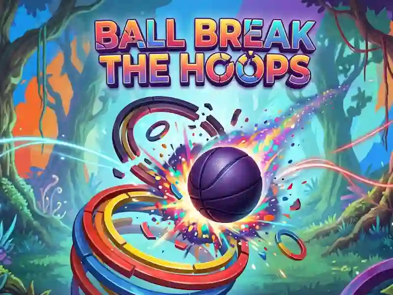 Gêm Ball Break The Hoops ar-lein