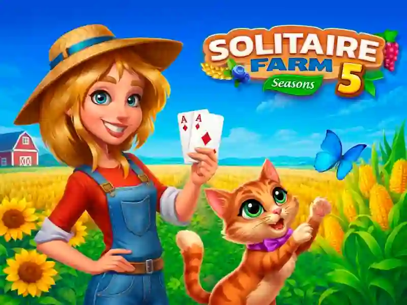 Gêm Solitaire Farm Seasons 5 ar-lein