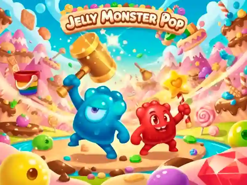 Gêm Jelly Monster Pop ar-lein