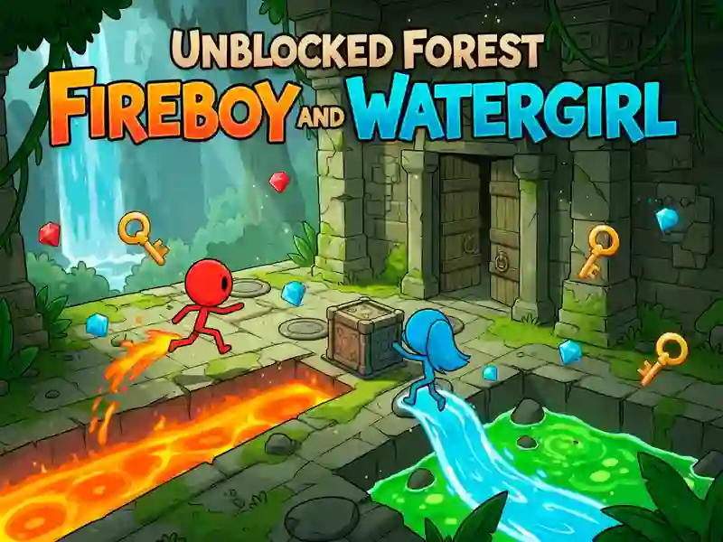 Gêm Forest Fireboy a Watergirl heb eu blocio ar-lein
