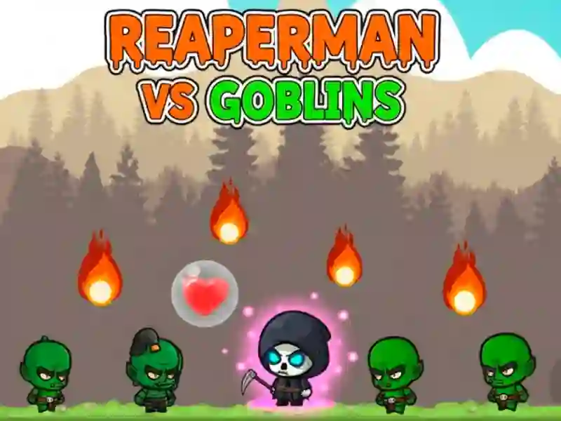 Gêm Reaperman vs Goblins ar-lein