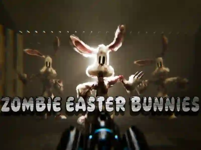 Gêm Bunnies Pasg Zombie ar-lein
