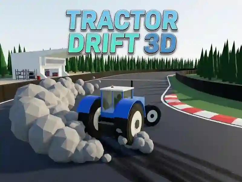 Gêm Drift Tractor 3D ar-lein