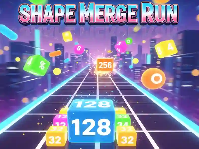 Gêm Shape Merge Run ar-lein