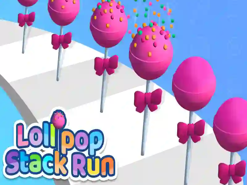 Gêm Rhedeg pentwr lolipop ar-lein