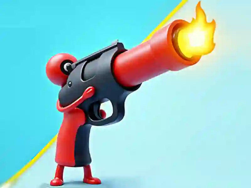 Gêm Gwn Stickman Dynol ar-lein