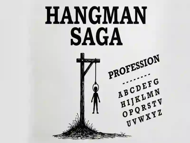 Gêm Saga Hangman ar-lein Gêm Saga Hangman ar-lein