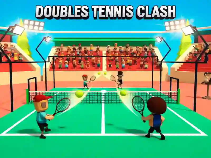 Gêm Yn Dyblau Clash Tenis ar-lein