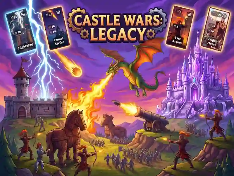 Gêm Castle Wars: Legacy ar-lein