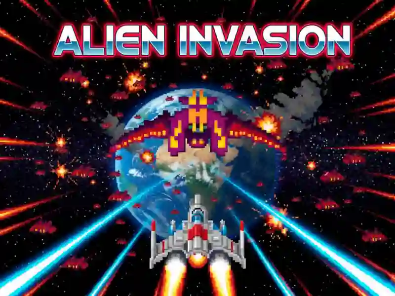 Gêm Alien Invasion ar-lein