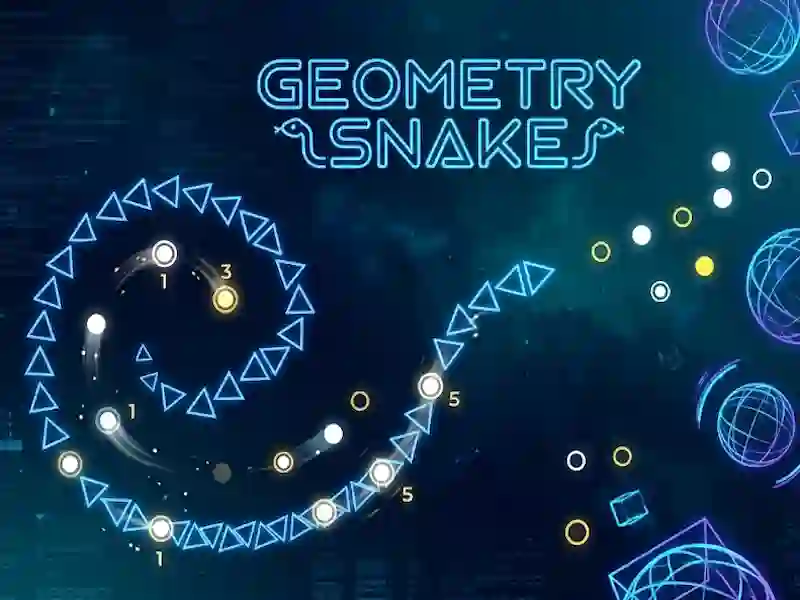 Gêm Geometry Snake ar-lein