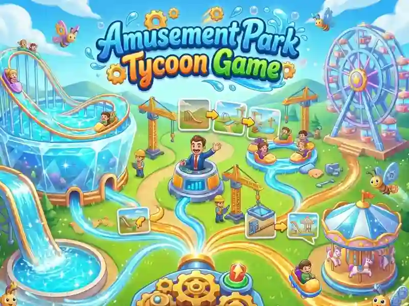 Gêm Gêm Tycoon Parc Diddordeb ar-lein