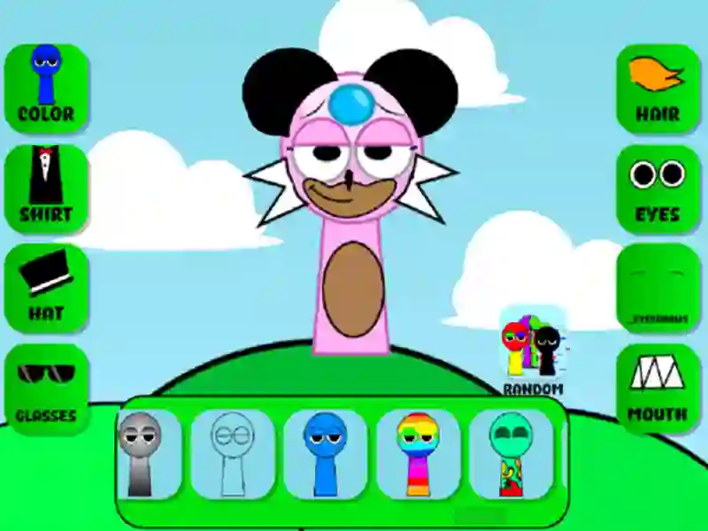 GĂȘm Gwneuthurwr cymeriad spunki oc ar-lein GĂȘm Gwneuthurwr cymeriad spunki oc ar-lein