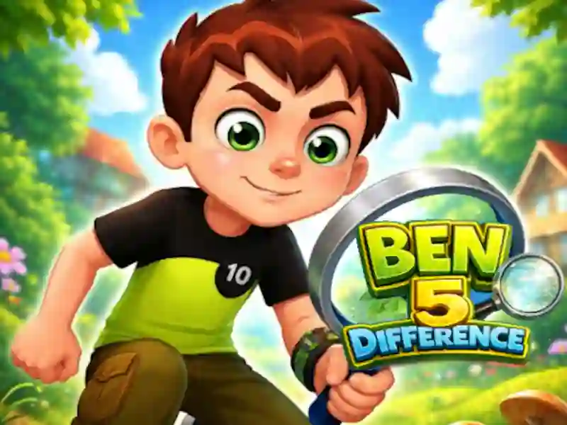 Gêm Ben 5 Difference ar-lein