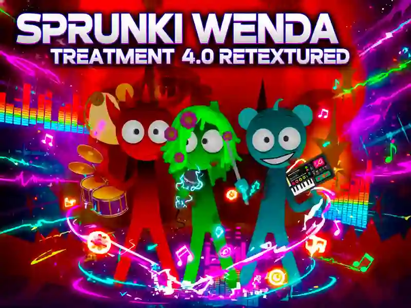 Gêm Sprunki Wenda Triniaeth 4 Retextured ar-lein