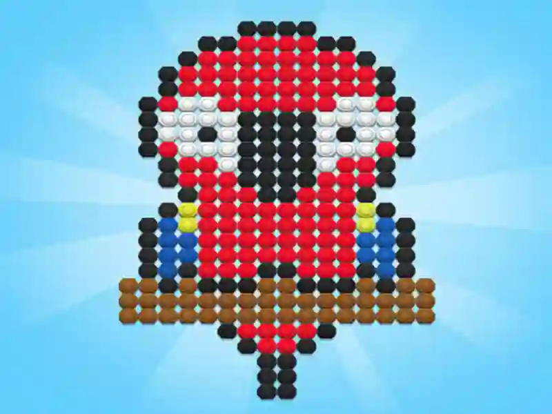 Gêm Pos cnau a bolltau lliw ar-lein