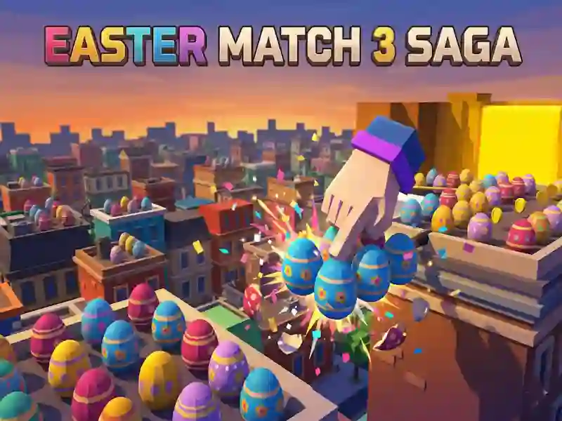 Gêm Easter Match 3 Saga ar-lein