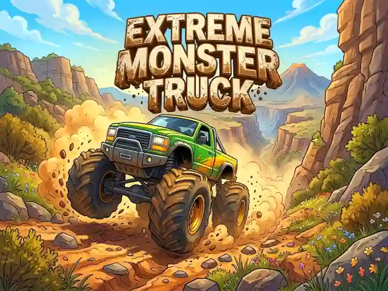 Gêm Extreme Monster Truck ar-lein